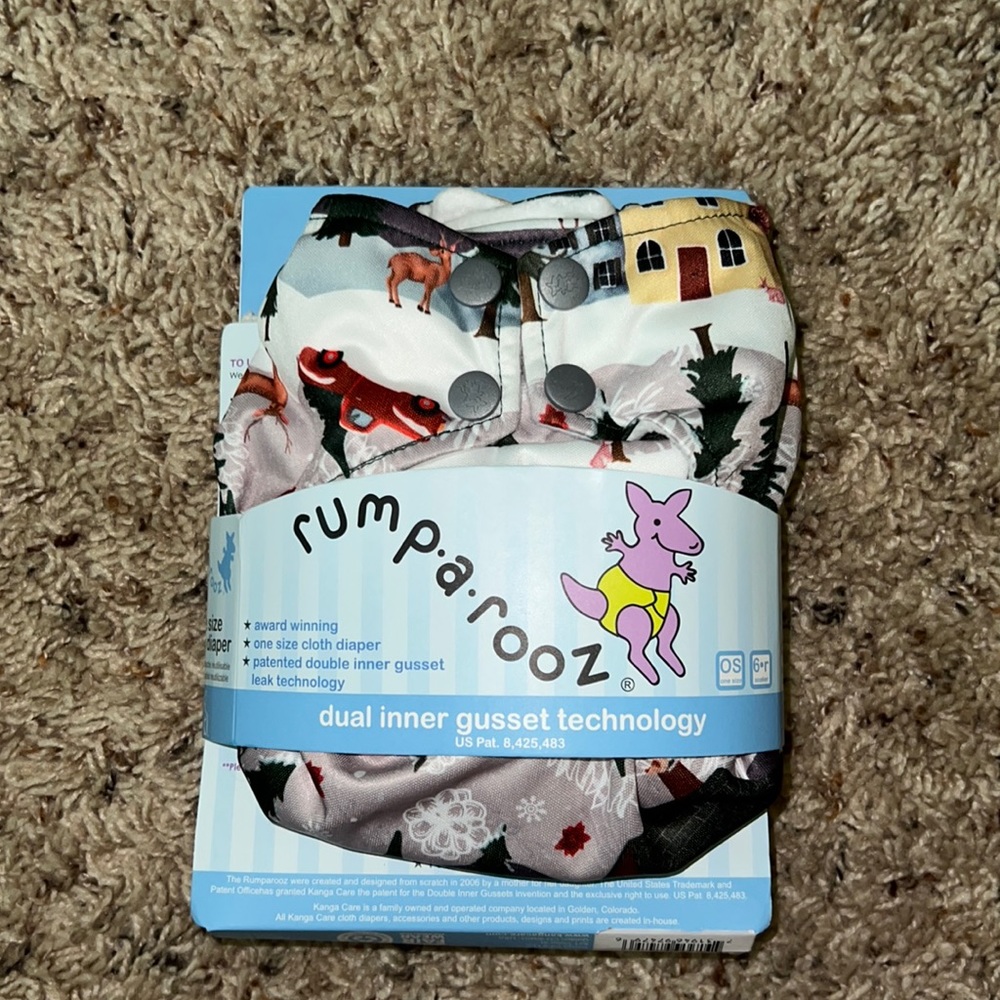 Rumparooz Evergreen cloth diaper NIP